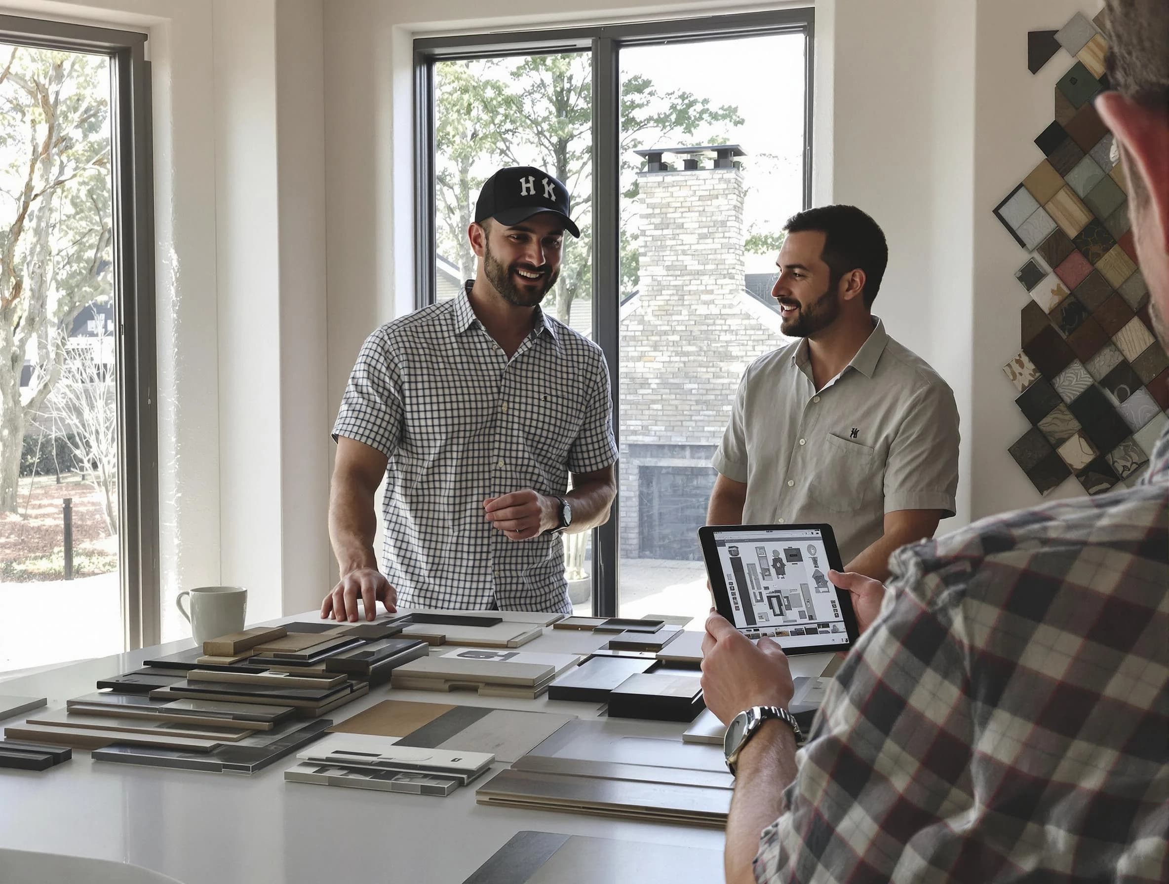 Smyrna Chimney Sweep remodeling a chimney and fireplace in Smyrna, TN