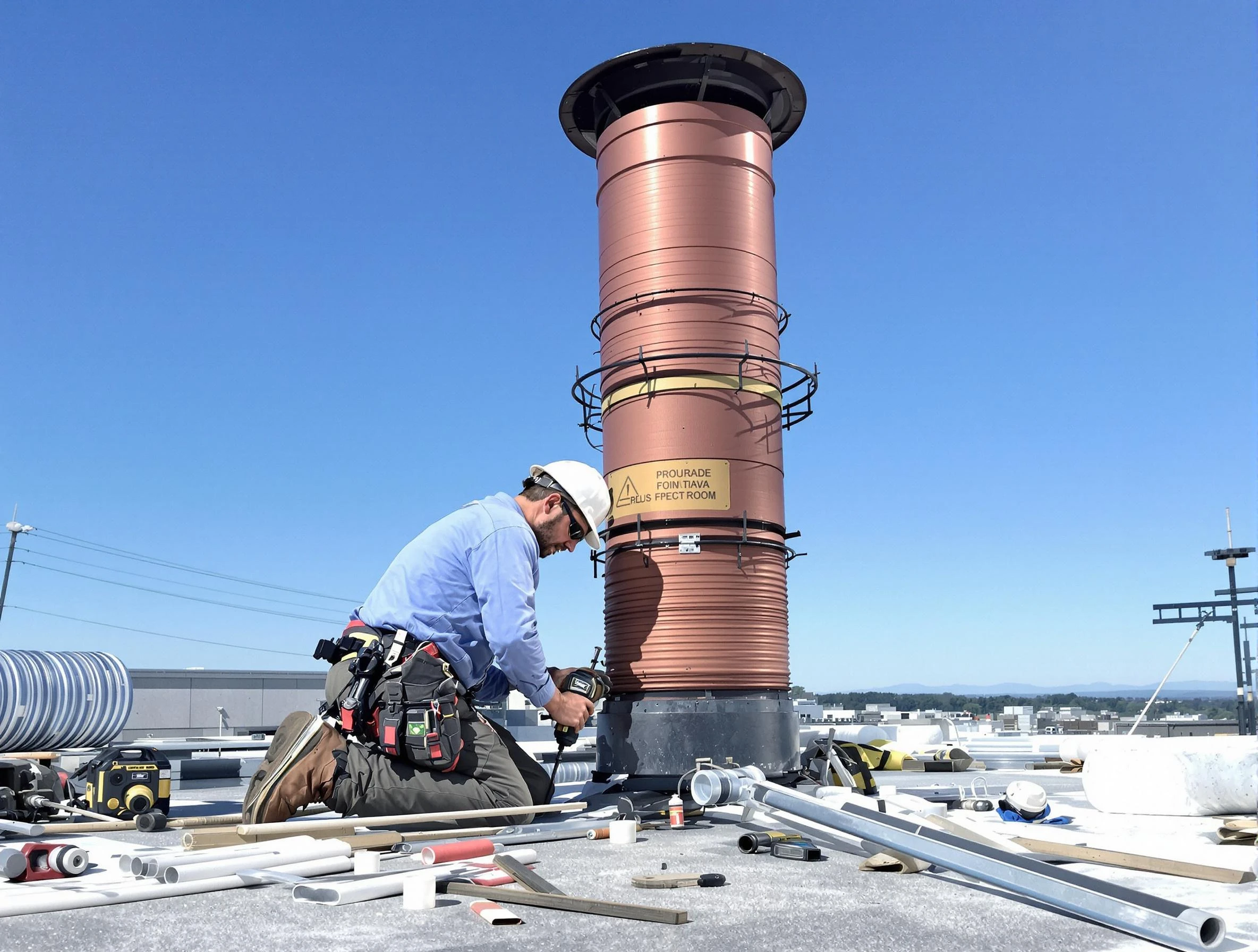 Installed chimney liner by Smyrna Chimney Sweep in Smyrna, TN